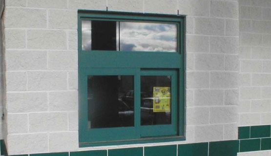 Drive-thru window by Door Services Corporation