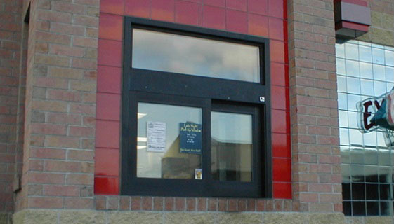 Drive-thru window by Door Services Corporation