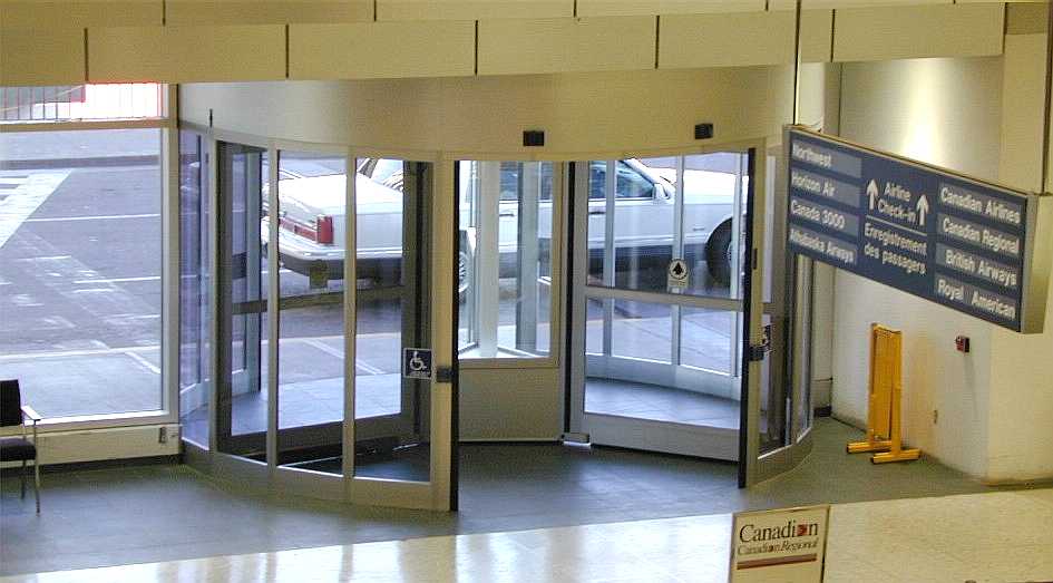 Canada Airport Revolving Doors by Door Services Corporation