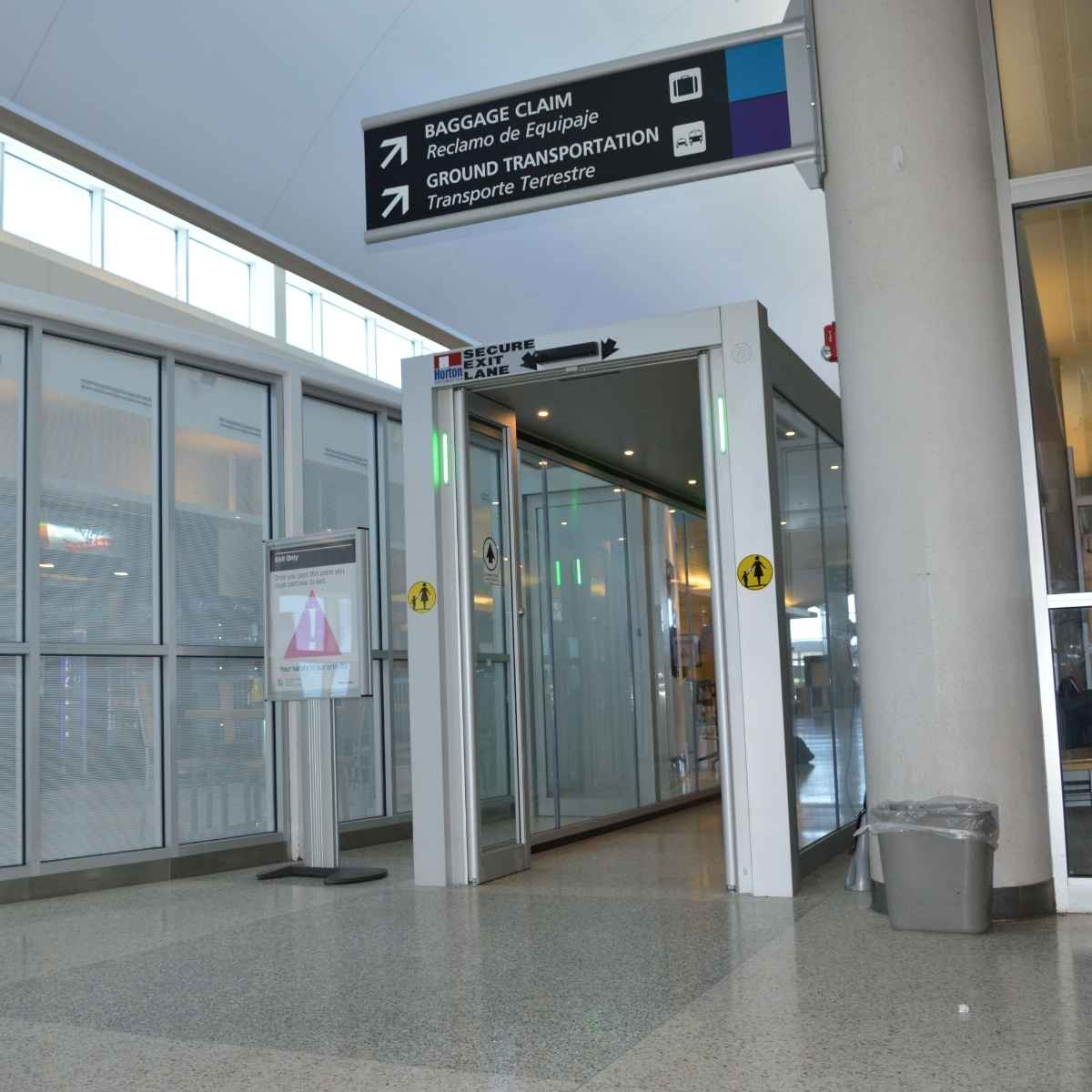 Secure Exit Lane by Door Services Corporation