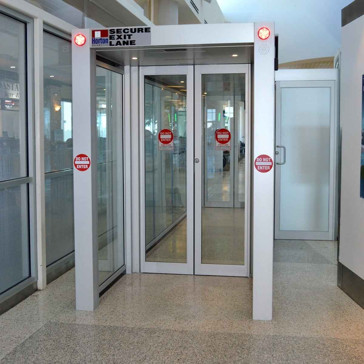 Secure Exit Lane by Door Services Corporation